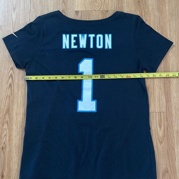 Nike Carolina Panthers Cam Newton T-shirt Large Black Football Sports New - Picture 5 of 8